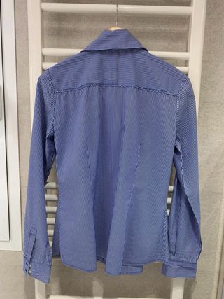 Camisa Mango Rayas Azules