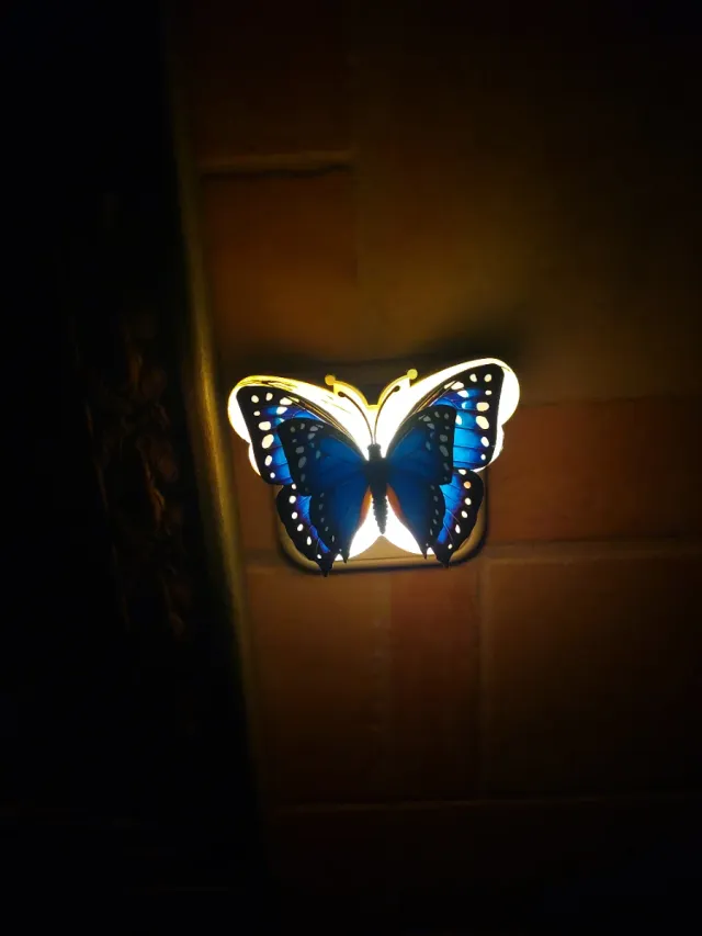 Luz Nocturna Mariposa