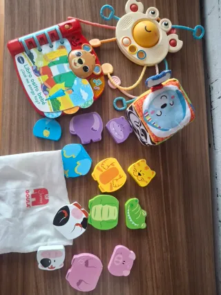 Lote juegos bebé VTech y Goula