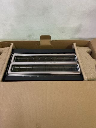 Tostadora Arendo 2 Rebanadas Larga 1000W