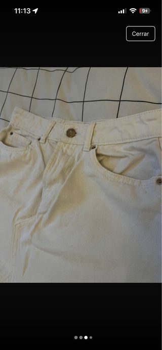 Falda vaquera blanca Primark