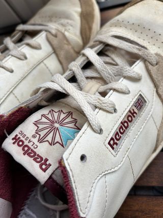 Reebok Hombre Beige/Blanco