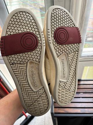 Reebok Hombre Beige/Blanco