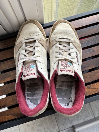 Reebok Hombre Beige/Blanco