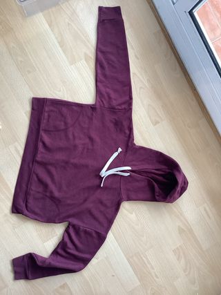 Jersey crop top morado