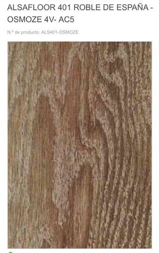Laminado Alsafloor Roble España AC5. Stock 106m2