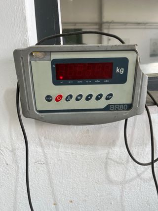 Báscula industrial metálica