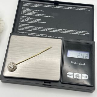 Broche oro 18kt con diamantes