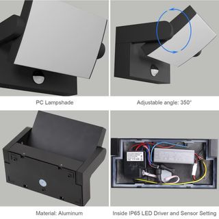 Applique LED Klighten 24W con Sensore