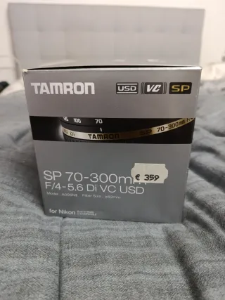 Objetivo Tamron SP 70-300mm