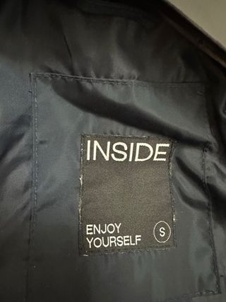 Abrigo acolchado Inside azul talla S