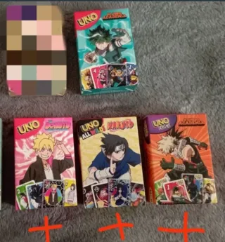 UNO Cartas Colección Anime McDonald's a elegir