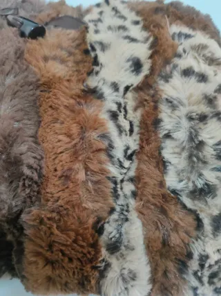 Chaqueta niña peluche estampado animal