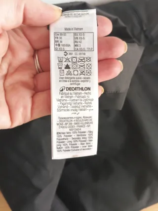 Pantalones de esquí negros talla XS - S