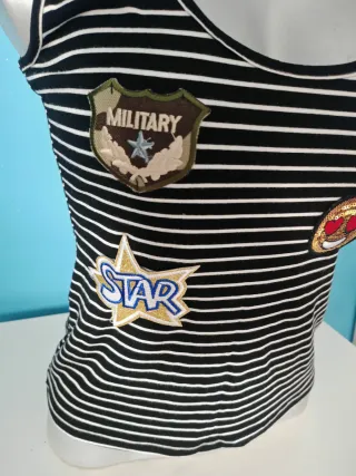 Canotta donna a righe