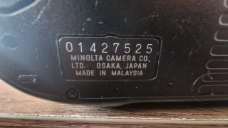 Cámara Minolta Dynax 500si Negra