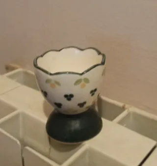 Coppetta porta uova Wald decorata