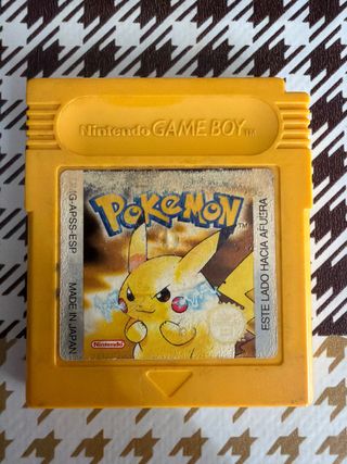 Pokemon Amarillo Game Boy Nintendo