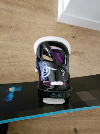 Tabla Snowboard Burton Niño + Fijaciones