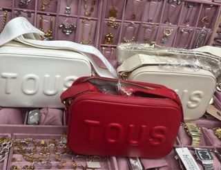 Bolso Tous Rojo y Blanco