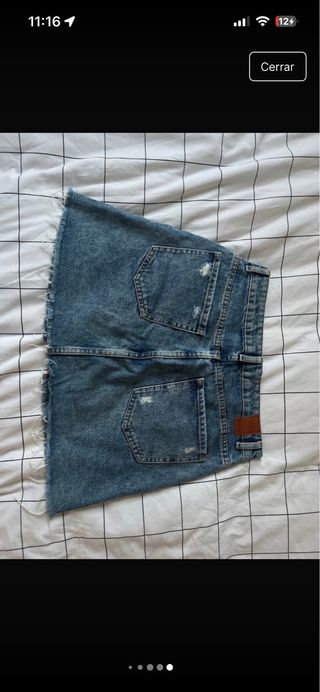 Falda vaquera Bershka