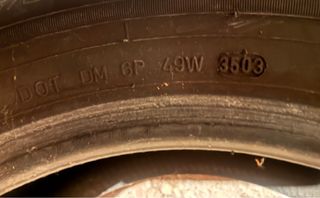 2 Ruedas Dunlop 195/65 R15 91V