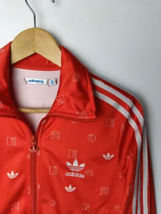 Adidas Firebird Track Top AOP Roja