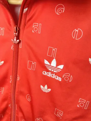 Adidas Firebird Track Top AOP Roja