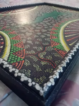 Dipinto Etnico Do Art-62X42-Dipinto a Mano