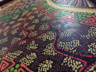 Dipinto Etnico Do Art-62X42-Dipinto a Mano