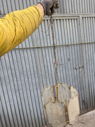 Lámpara colgante vintage años 80