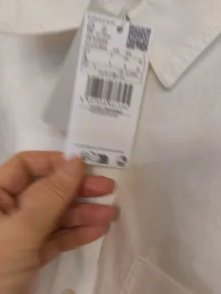 Camisa Blanca Algodón Talla L Trucco