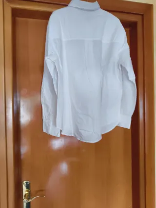 Camisa Blanca Algodón Talla L Trucco