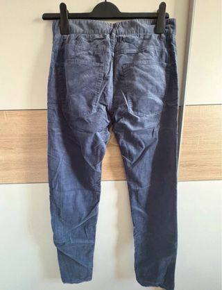 Pantalón pana azul talla 40