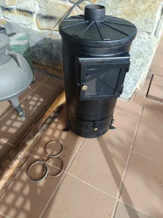 Estufa de leña económica