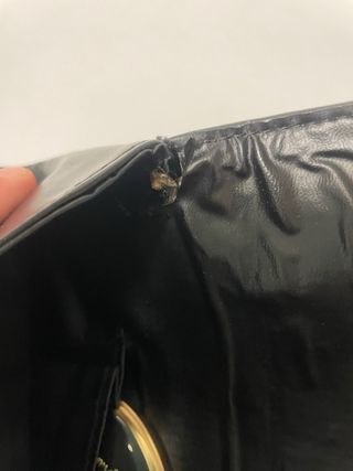 Bolso de mano y espejo vintage 80s