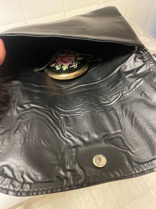 Bolso de mano y espejo vintage 80s