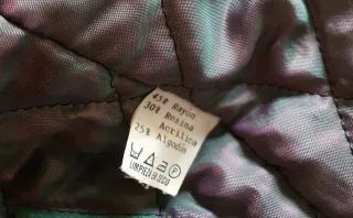 Chaqueta de ante y punto caballero verde