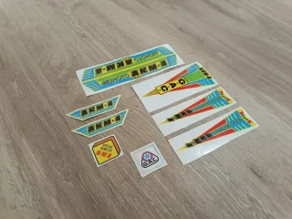 Pegatinas AKIMOTO AKM-4 G.A.C. BMX antiguas bicis