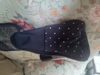 Neceser de viaje azul y rosa