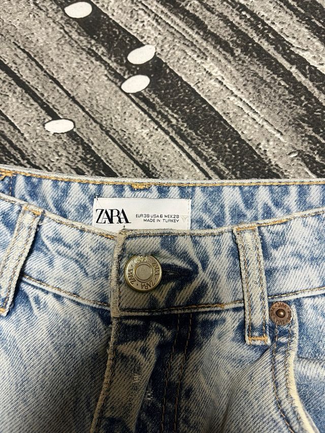 Zara Wide Leg Tiro Alto Talla 38