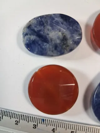 Ciondoli Pietre Naturali Blu e Rosse