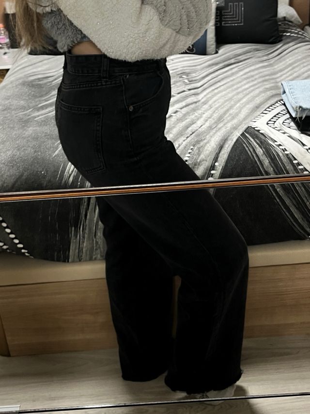 Zara Wide Leg Tiro Alto Talla 38