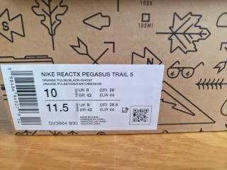 Nike Pegasus Trail 5 ReactX Naranja/Negro