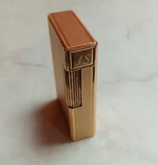 Encendedor  Antiguo S.T. Dupont Paris Oro 20μ