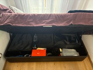 Cama canapé con colchón