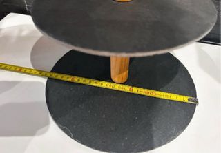 Soporte Sushi 2 Niveles Pizarra y Madera