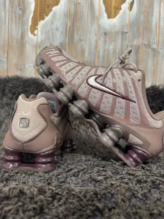 Nike Shox TL Talla 44 Pumice-Night Maroon