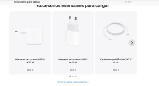 Cargador iPad Apple Original Blanco