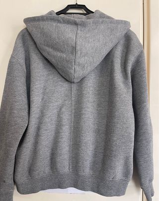 Felpa Zara bimbo cappuccio grigia tg 10 anni